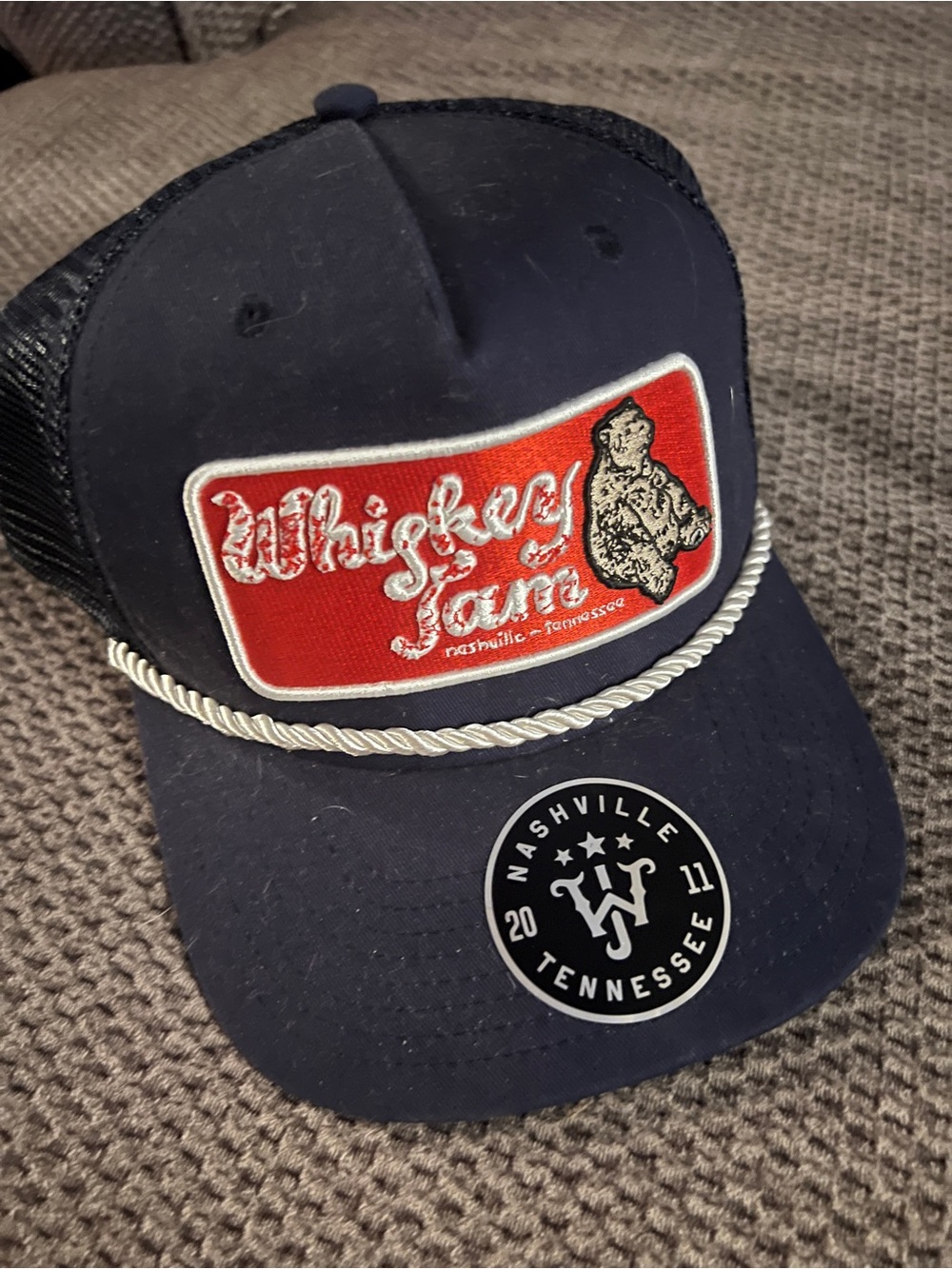 Whiskey Jam 5 Panel Adjustable SnapBack Trucker Hat